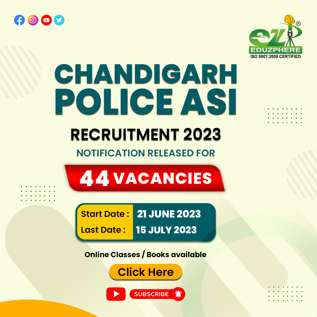 CHANDIGARH POLICE ASI ONLINE COACHING
